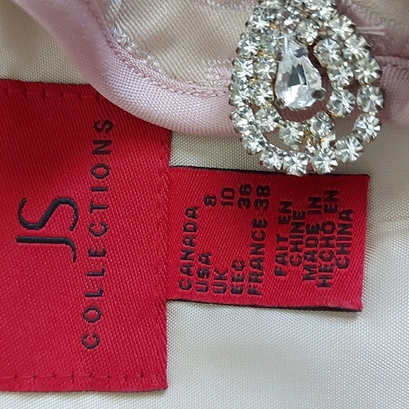 JS Collections, ladies 3 piece formal wear, long skirt,bustier top,short jacket - Picture 8 of 9